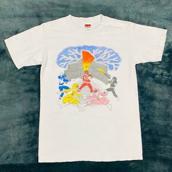 Vintage 1994 Mighty Morphin Power Rangers Short Sleeve Tee - Picture 3 of 6